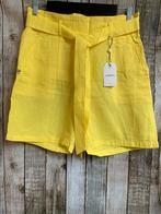 Sandwich super leuke geel linnen nieuwe short (Maat 38), Kleding | Dames, Maat 38/40 (M), Kort, Verzenden, Geel