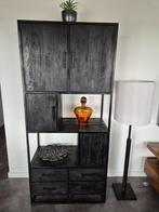 Mangohouten Vakkenkast, Huis en Inrichting, Kasten | Kledingkasten, Ophalen, 50 tot 100 cm, Zo goed als nieuw, Metaal