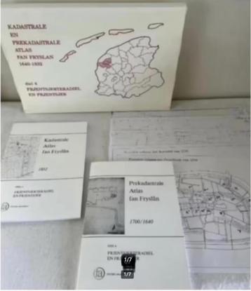Prekadastrale en Kadastrale Atlas Fryslân Frjentserteradiel beschikbaar voor biedingen