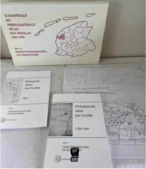 Prekadastrale en Kadastrale Atlas Fryslân Frjentserteradiel, Boeken, Atlassen en Landkaarten, Zo goed als nieuw, Ophalen of Verzenden