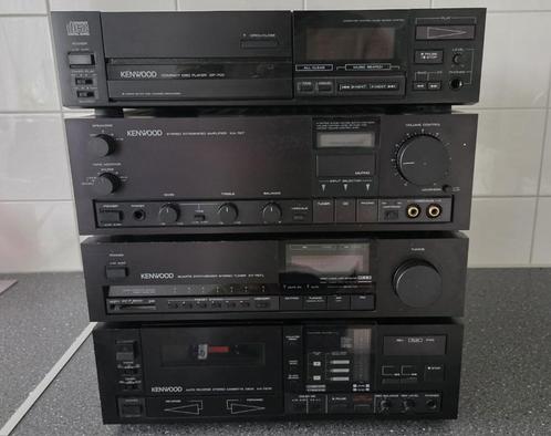 Kenwood Stereo Toren Set Losse Componeten KX-727R-KA-727, Audio, Tv en Foto, Stereo-sets, Gebruikt, Cassettedeck, Cd-speler, Tuner of Radio