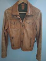 vintage leren jack cognac maat s, Kleding | Dames, Jassen | Zomer, Bruin, Gypsy, Ophalen of Verzenden, Maat 36 (S)