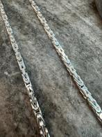 925 zilveren koningsketting MASSIEF, Sieraden, Tassen en Uiterlijk, Ophalen of Verzenden, Nieuw, Zilver, Zilver