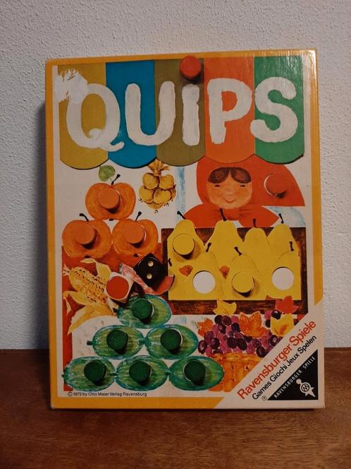 Vintage Quips bordspel Ravensburger 1972, Hobby en Vrije tijd, Gezelschapsspellen | Bordspellen, Zo goed als nieuw, Ophalen of Verzenden