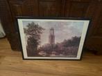Illustratie van Utrecht, Huis en Inrichting, Ophalen of Verzenden, Schilderij, Minder dan 50 cm