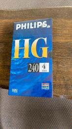 3 stuks PHILIPS  HG  240  HRS  VHS  HI-GRADE  VIDEO CASSETTE, Audio, Tv en Foto, Ophalen of Verzenden, Zo goed als nieuw, VHS-speler of -recorder