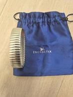 Flexibele zilverkleurige armband van Energetix, maat L, Ophalen of Verzenden, Gebruikt, Zilver, Staal