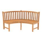 Teakhouten tuinbank met ronde rugleuning 200 cm, Tuin en Terras, Tuinbanken, Info@edvonline.nl, Teakhout, Nieuw, Ophalen of Verzenden