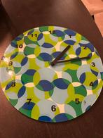 Wandklok (glas) voor de kinderkamer, Ophalen, Gebruikt, Analoog, Wandklok