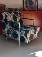 Design fauteuil, Huis en Inrichting, Fauteuils, Ophalen, 75 tot 100 cm, Zo goed als nieuw, Stof