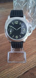 Mooi mechanisch herenhorloge (nieuw)., Sieraden, Tassen en Uiterlijk, Overige merken, Staal, Polshorloge, Overige materialen