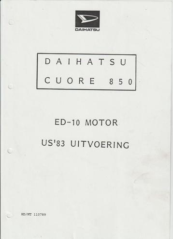 DAIHATSU CUORE 850 technische delen beschikbaar voor biedingen