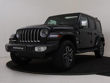Jeep Wrangler Unlimited 4xe 380PK Sahara | Leder Interieur | beschikbaar voor biedingen