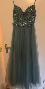 Unique feestjurk maat 36 incl sjaal en bolero, Galajurk, Ophalen of Verzenden, Zo goed als nieuw, Maat 36 (S)