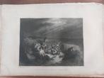 6 / Mislukte togt Romeinse keizer P . Vitellius gravure 1841, Antiek en Kunst, Ophalen of Verzenden