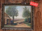 Oud schilderij in mooie lijst, Ophalen