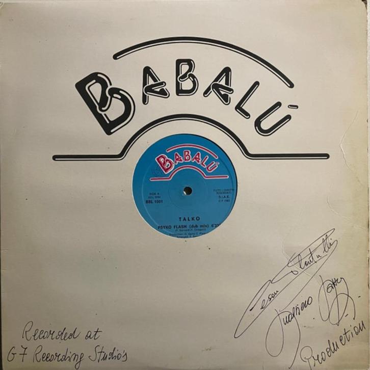 12" Maxi Single (1983) Talko – Psyko Flash  (6:33), Cd's en Dvd's, Vinyl | Dance en House, Gebruikt, Disco, 12 inch, Ophalen of Verzenden