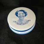 Delfts blauwe bonbonniere Koningin Beatrix 1980, Antiek en Kunst, Ophalen of Verzenden