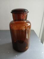 apothekersfles bruin glas, Ophalen of Verzenden
