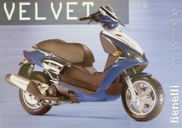 Folder BENELLI Velvet 250 1999 beschikbaar voor biedingen