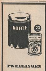 Retro reclame 1949 Buisman tweelingen verbetert koffie, Verzenden, Overige typen