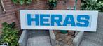 Reclamebord HERAS Hekwerk, Ophalen, Gebruikt, Reclamebord