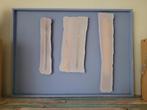 Abstracte Wanddecoratie met kaarsvet, Antiek en Kunst, Ophalen of Verzenden