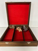 Backgammon Set in Houten Koffer, Hobby en Vrije tijd, Gezelschapsspellen | Bordspellen, Een of twee spelers, Ophalen of Verzenden