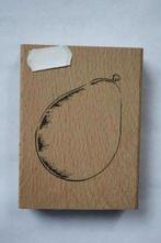 Schudstempel Ballon 7x5cm, Ophalen of Verzenden, Nieuw, Houten stempel