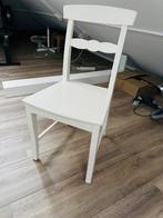 Ikea houten stoel, Huis en Inrichting, Gebruikt, Wit, Eén, Hout