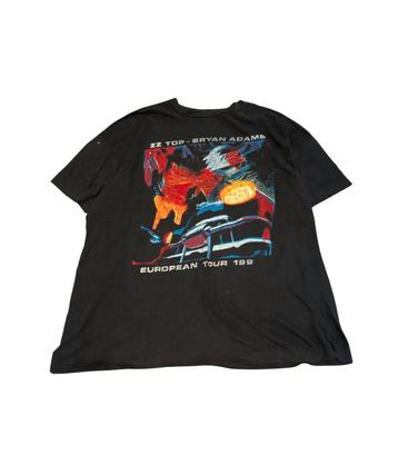 Vintage Bryan Adams & ZZ Top European Tour 1991 T-Shirt beschikbaar voor biedingen