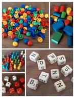 Losse Onderdelen Bordspellen - Dobbelstenen, Pionnen, etc., Gebruikt, Vijf spelers of meer, Reisspel, N.v.t.