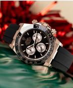 Rolex Daytona 40mm Black Dial Oysterflex 2024 126515LN, Sieraden, Tassen en Uiterlijk, Horloges | Heren, Nieuw, Goud, Ophalen of Verzenden