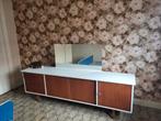 Mid century lowboard / sideboard, Huis en Inrichting, 150 tot 200 cm, 25 tot 50 cm, Gebruikt, Overige houtsoorten