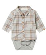 Lil' Atelier baby blouse + romper maat 56, Kinderen en Baby's, Babykleding | Maat 56, Ophalen of Verzenden, Zo goed als nieuw