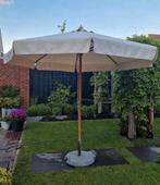 Parasol met betonvoet, Tuin en Terras, Parasols, Ophalen, Gebruikt, Stokparasol