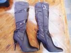 Gevoerde satijnstoffen laars hoge hak met pailletten mt. 40, Kleding | Dames, Schoenen, Ophalen, Hoge laarzen, Bruin, Me and You