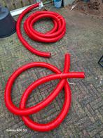 Rode Mantelbuis - Flexibele Bescherming, Doe-het-zelf en Verbouw, Buizen en Afvoer, Gebruikt, Pvc, 6 meter of meer, Ophalen of Verzenden