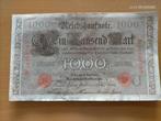 1000 Mark Reichsbank note 1910, Postzegels en Munten, Bankbiljetten | Europa | Niet-Eurobiljetten, Ophalen of Verzenden, Duitsland