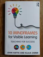 10 Mindframes for Visible Learning - Nieuwstaat, Ophalen of Verzenden, Alpha, Nieuw, HBO