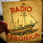 Te koop oude Veronica raamsticker, Ophalen, Zo goed als nieuw