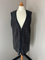MbyM lang gilet vest grijs zwart mt 36 38, Ophalen of Verzenden, Zo goed als nieuw, Maat 36 (S), MbyM