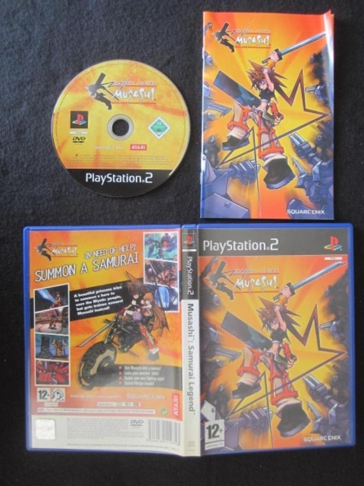 PS2 - Brave Samurai Legend Musashi - Playstation 2, Spelcomputers en Games, Games | Sony PlayStation 2, Zo goed als nieuw, Role Playing Game (Rpg)