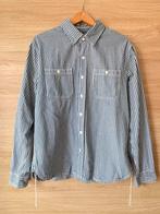 Okonkwo Overhemd in Japanse stijl, maat L, Kleding | Heren, Ophalen of Verzenden, Zo goed als nieuw, Blauw, Halswijdte 41/42 (L)