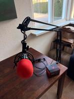 Microfoon arm + TIE Condenser Microfoon, Muziek en Instrumenten, Microfoons, Ophalen, Gebruikt, Studiomicrofoon