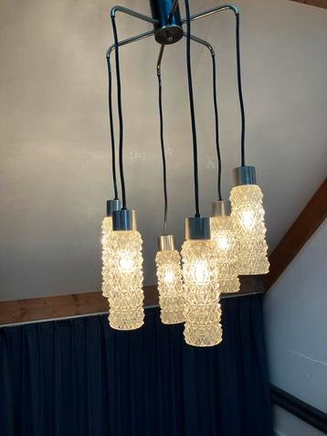 Vintage cascade hanglamp Hillebrand 150966 beschikbaar voor biedingen