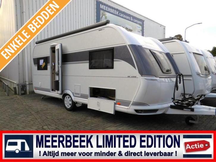 Hobby De Luxe 540 UL 3739,= KORTING +MOVER+THULE, Caravans en Kamperen, Caravans, tot en met 4, 1250 - 1500 kg, Rondzit, Hobby