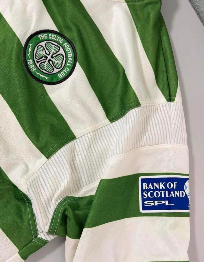 Vintage 2001-02 Celtic Home Shirt – Umbro – Moravcik #25 – L, Buitenlandse clubs, Shirt, Ophalen of Verzenden, Zo goed als nieuw