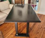 Zwarte eettafel, Ophalen, 50 tot 100 cm, Zo goed als nieuw, Vijf personen of meer
