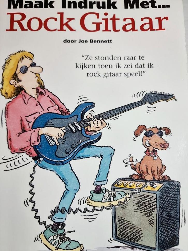 Rock Gitaar - Joe Bennett - Nieuwstaat, Muziek en Instrumenten, Bladmuziek, Zo goed als nieuw, Les of Cursus, Populair, Gitaar